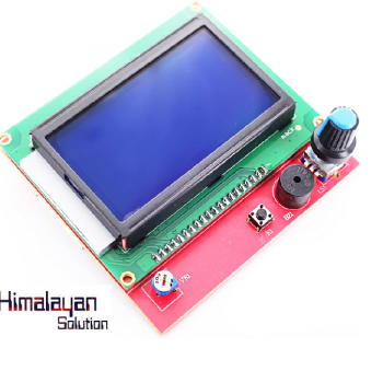 Smart Display Controller Module Board with Adapter and Cable Compatible with RAMPS 1.4 Reprap 3D Printer Kit